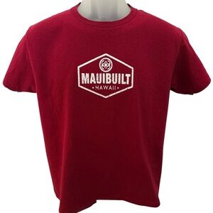 Women's Red Short Sleeve Tee
